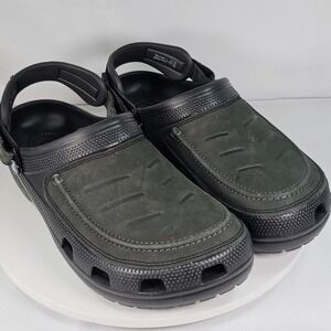 Crocs Yukon Vista 2 Clog Men Black Size M 12‎ Slip Resistant Shoes